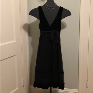 Anthropologie Ruth black cocktail dress